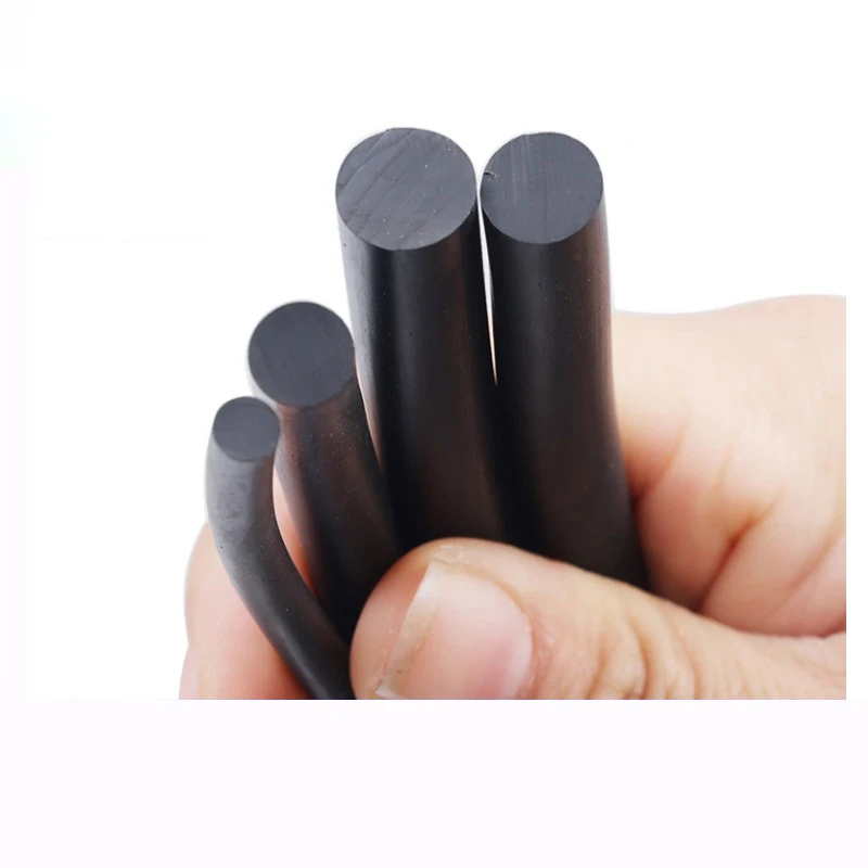 1 متر الفلور المطاط الصلبة قطاع قطر 2/2.5/3/3.5/4/4.5/5/5.3/5.5/5.7/6/6.5/7/7.5/8 مللي متر ~ 15 مللي متر O-حلقة بار الختم لا رغوة الأسود #6
