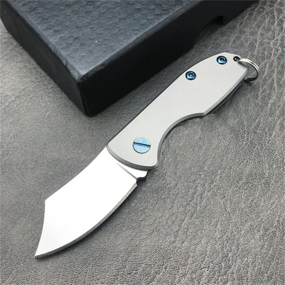 

Outdoor Folding Pocket Knife D2 Steel All Steel Ball Bearing Flipper Knives Survival Camping EDC Tool Knives With Clip Gifts Box