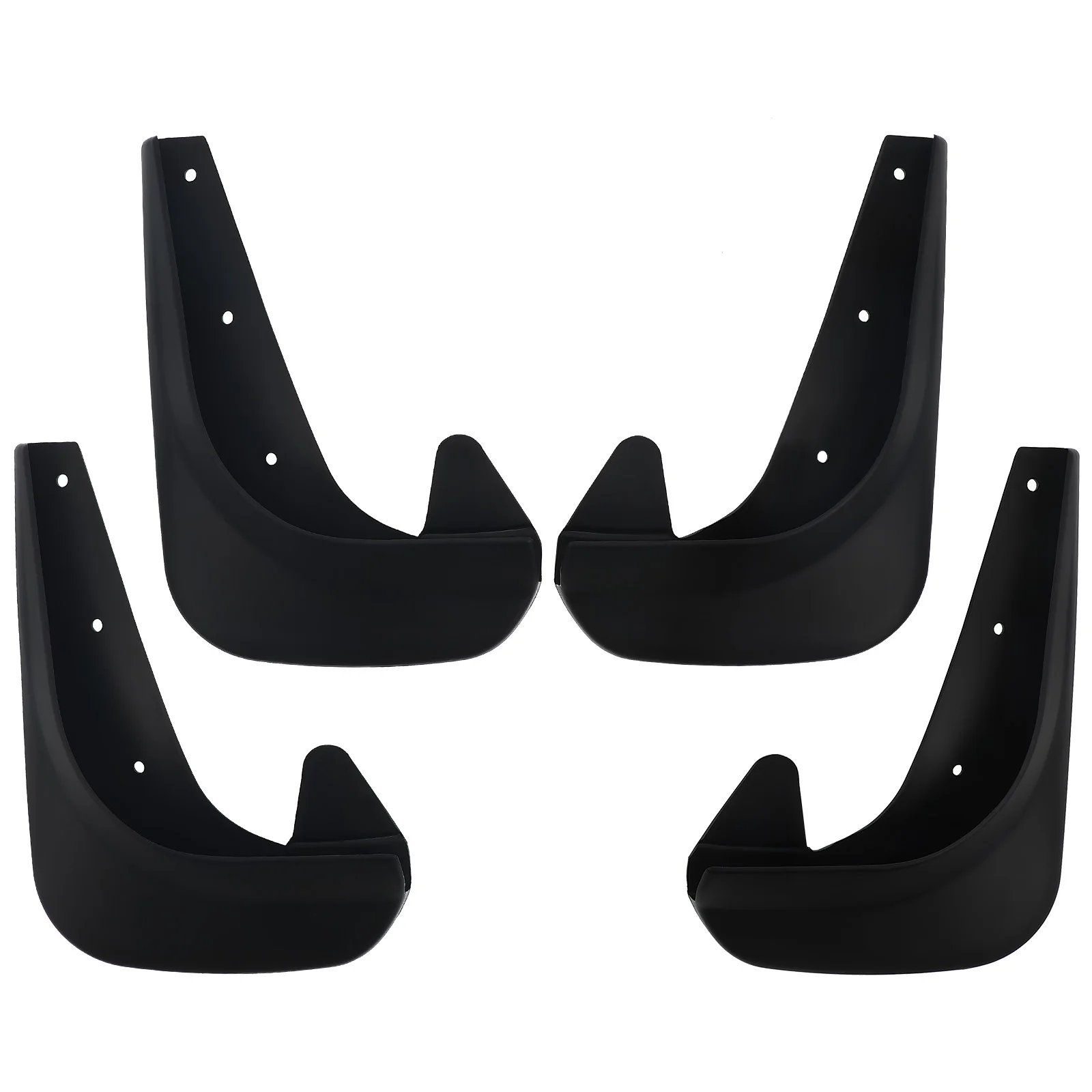 

4pcs Car Guard Universal Mud Flap Wheel Tire Protector Plastic Splash Guard for All Vehicles Exterior Durable Mud Sand Splash