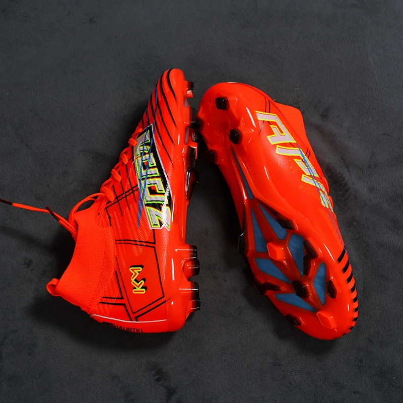 2285 High Quality Mens Soccer Shoes TF/FG Turf Soccer Cleats for Kids Sneakers Training Football Boots Chuteira Campo 35-45
