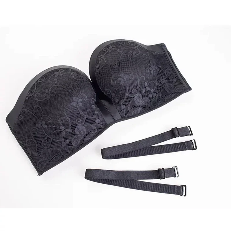 New Backless Sexy Bralette Bra Women Wireless Push Up Gathering Invisible Brassiere Underwear Bras Lingerie