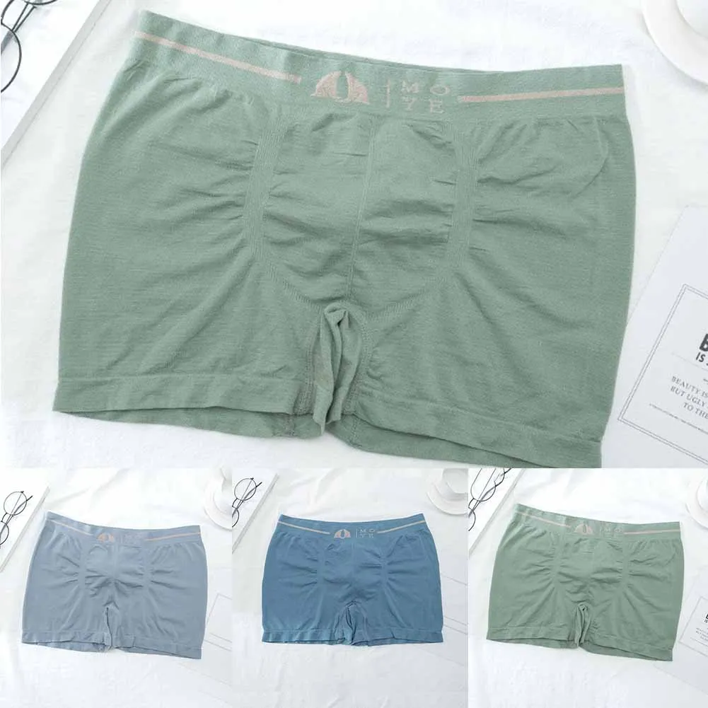 

Breathable Trunks Letter Printing Trunk Average Size Intimate Fit Comfortable Breathable Trunk Underwear Letter Printing 40-80kg