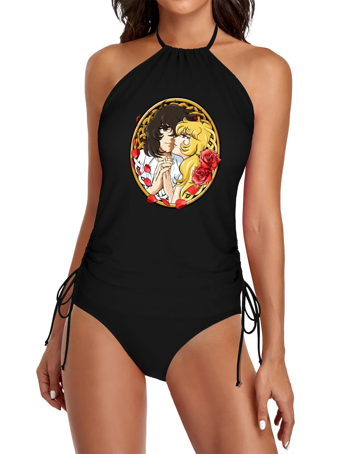 

Real love - Lady Oscar Split Swimsuit Set Swimsuits swimsuit for women 2025 Women's summer dresses whole woman swimsuit