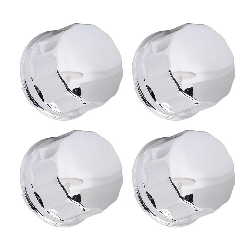 4pcs Durable Electroplating Finish Wheel Hub Cap Metal Center Hub Cap ATV Wheel Cover For ATV Quad