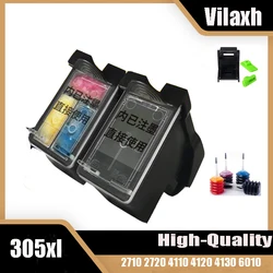 Vilaxh 305 XL 305xl Replacement Compatible For HP 305  HP305 Hp305xl  ink cartridge For HP DeskJet 2710 2720 4110 4120 4130 6010