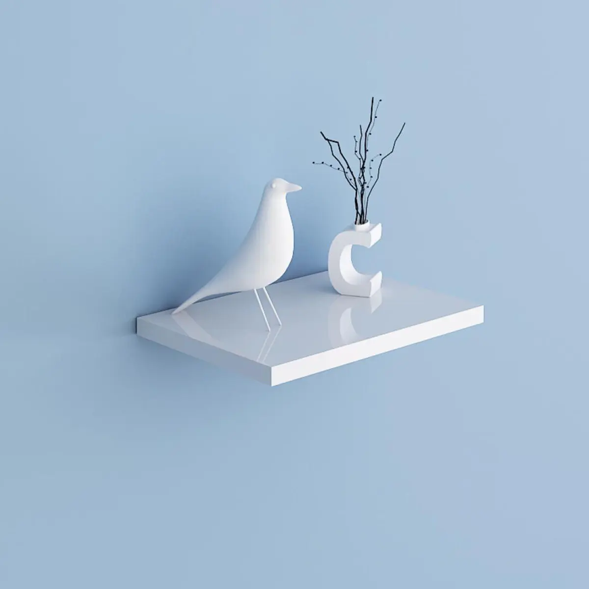 

3 PCS Home Organization Wall Display Shelves Wood Decoration Hanging Bookshelf Mount Floating Living Room