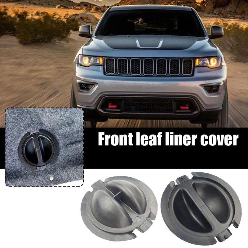 Front Fender Lining Cover Plate Fog Lamp Observation Port For Jeep Grand Cherokee 55079292AD 55079293AD