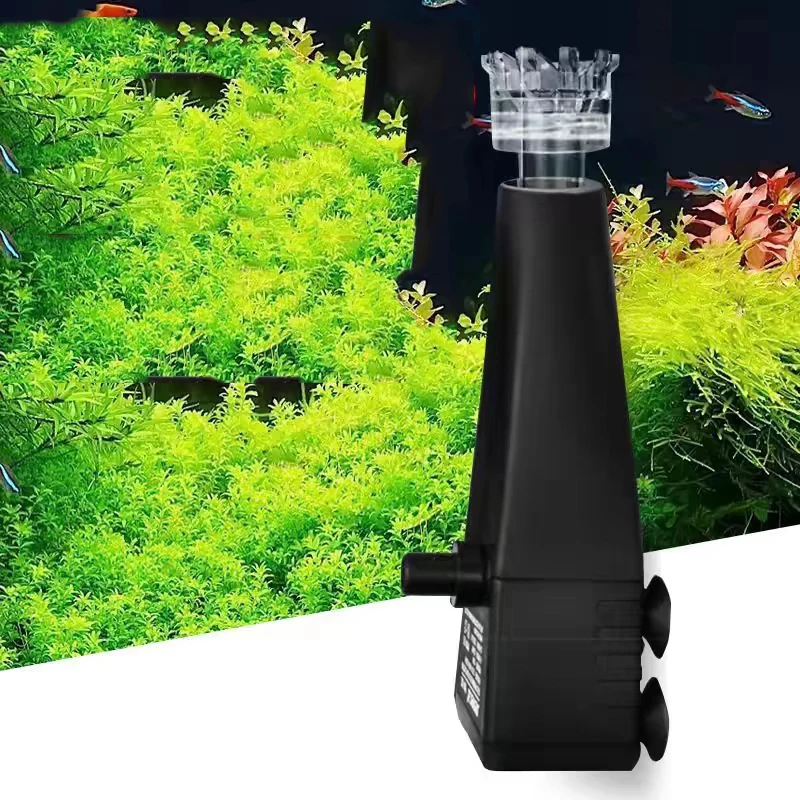 5W Aquarium Surface Oil Skimmer Filter Mute Auto Oil Film Processor Remove Tool for Aquarium Fish Tank Water Filtration 220-240V