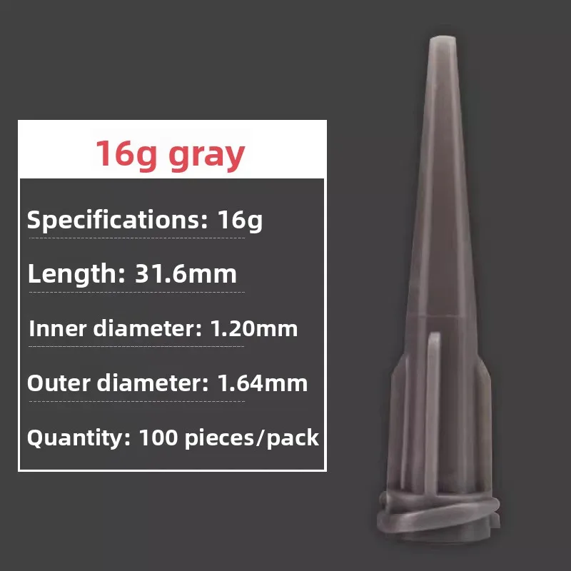Dosing Needle and Syringe TT Plastic Needle Fully Plastic Bevel Dosing Needle Dosing Machine Tapered```