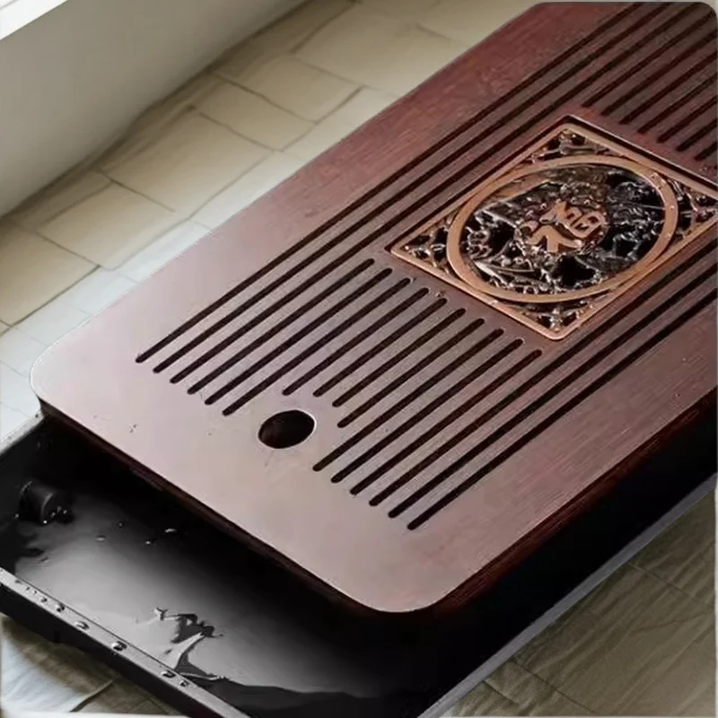 

Simple Dry Pounding Platform Plate Melne Tea Table Home Small Water Storage pe Tea Table Gongfu Tea Set Bamboo Tea Sea