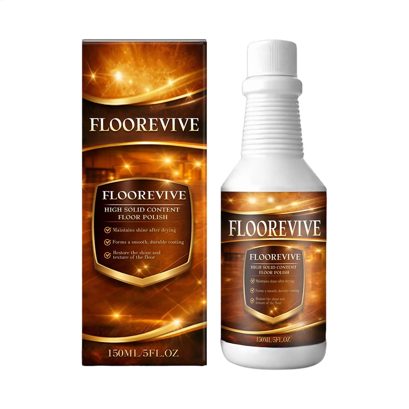 Floor Repair Polishing Agent 150ml High Gloss Polishing Cleaner Floor Cleaner Scratch Remover Agent for Restoration Refinishing