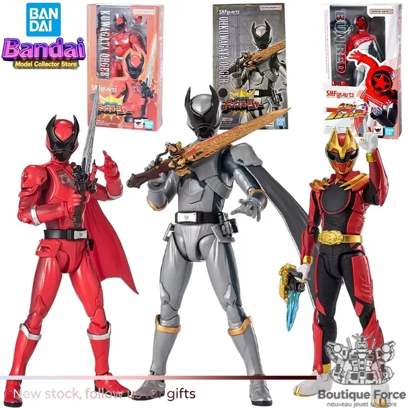 Figura de Acción Bandai SHF Ohger Kuwagata, Sentai Gozyuger, Juguete de Anime, Licencia Oficial Bandai Tamashii Nations, Superhéroe