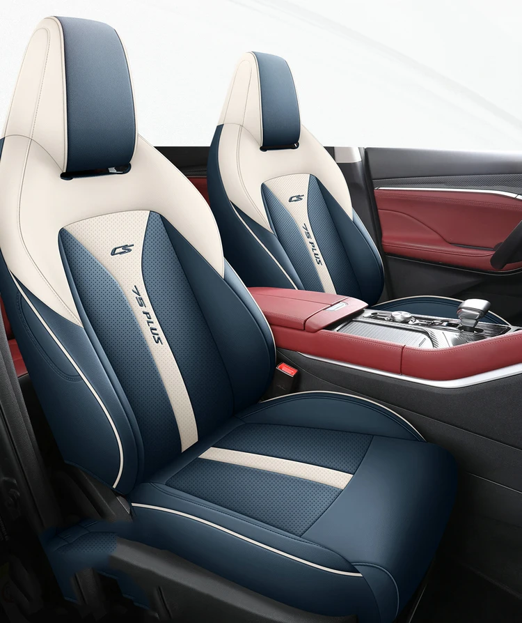 Custom Fit Seat Kits for 2020-2022 Changan CS75 PLUS Front Rear Full Set Seat Covers Durable Waterproof Quality Leather
