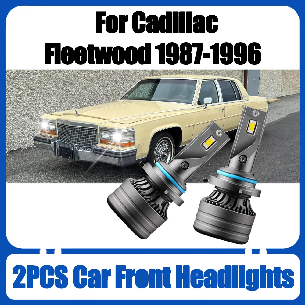 

2PCS 120W 9006 HB4 LED Headlights 6000K White Suepr Bright 3570 CSP Chips Front Headlight 12V For Cadillac Fleetwood 1987-1996