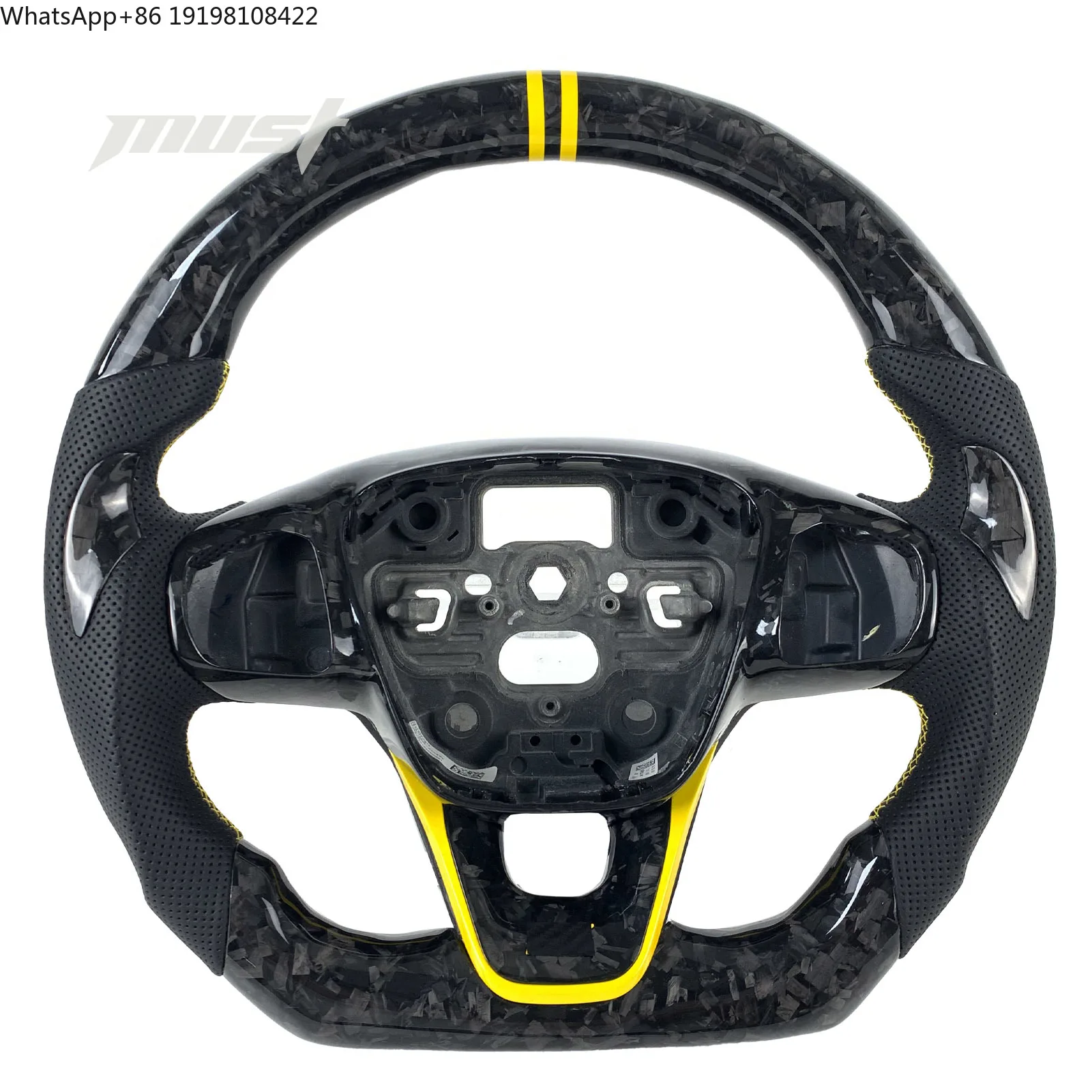 

Индивидуальный руль из карбона для Ford Focus MK4 и Ford Fiesta MK8: обновление интерьера, спортивный стиль, LED-дисплей, кованый карбон