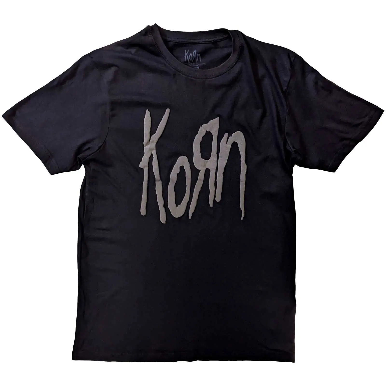 

Men's Korn Logo T-shirt Medium Black