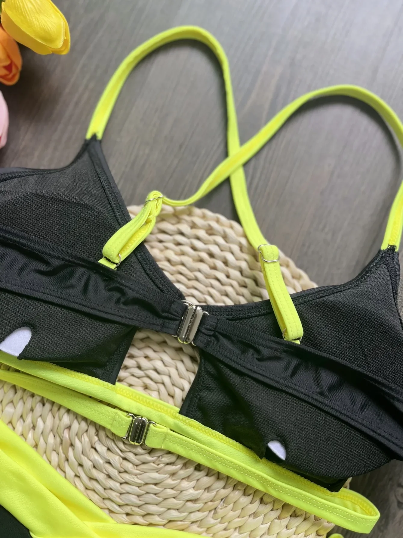 RUOTONSEPT Sexy Solid Splicing Bikini Set Women's Swimsuit Two-piece Triangle Thong Swimwear Bathing Suit Brazilian Biquinis