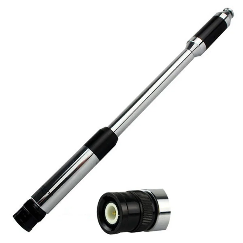 High Gain RH770 Antenna Dual Band SMA Male/SMA Female/BNC Plug RH-770 Telescopic Antenna For Kenwood BAOFENG UV-5R UV-82 Radio