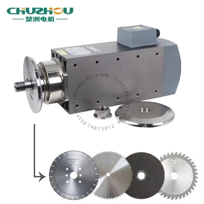 

Permanent Magnet Synchronous High Speed Spindles Saw Blade Cutting 7.5KW Drilling Milling Saw Blade CNC Lathe Spindle Motor