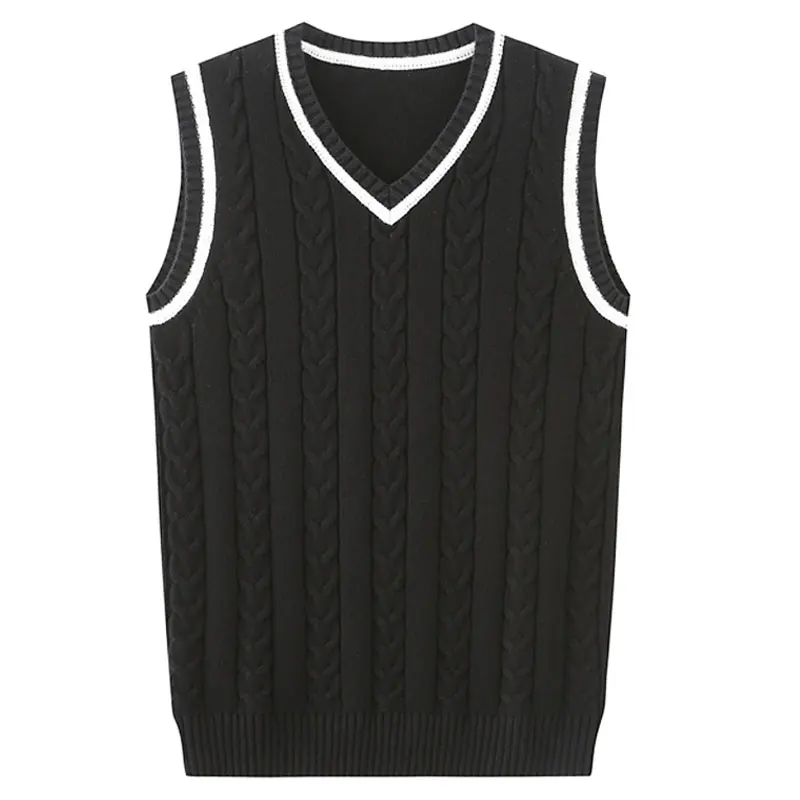 

Spring Autumn Golf Vest Men V-neck Sleeveless Golf Sweaters Vests Breathable Quick Dry Slim Casual Outdoor Sports Waistcoat