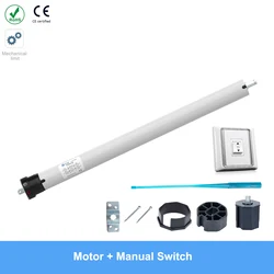 Automatic Awning/ Roller Shutter Motorized Roller Shades AC Power Tubular Motor for 40mm 50mm Tube