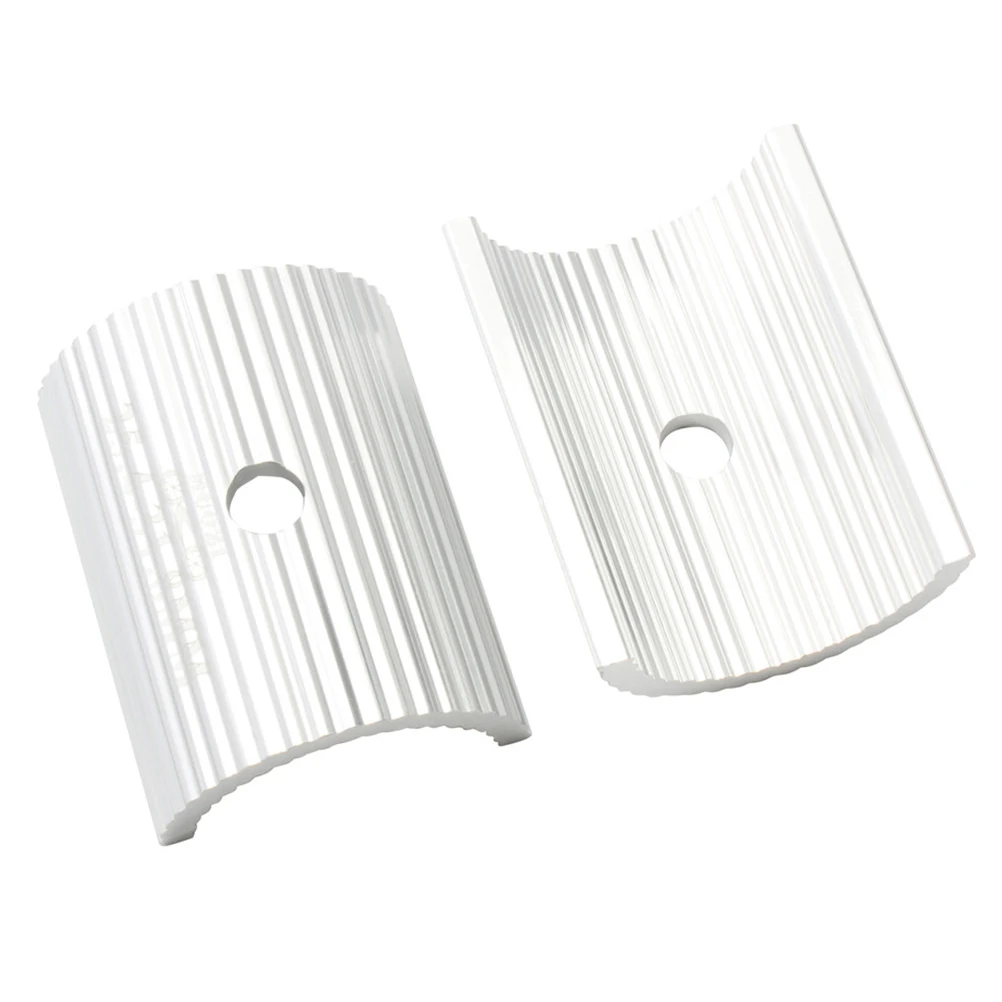 

2pcs Bicycle Handlebar Spacers Aluminum Alloy Bike Stem Reducer Shim For Oversize Handlebar Conversion Lightweight Durable