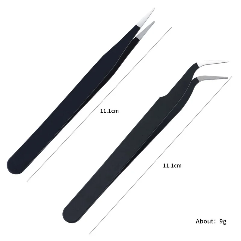 Nail tools Nail Tweezers Set Drill Take Stick Nail Stainless Steel Elbow Straight Head Tweezers