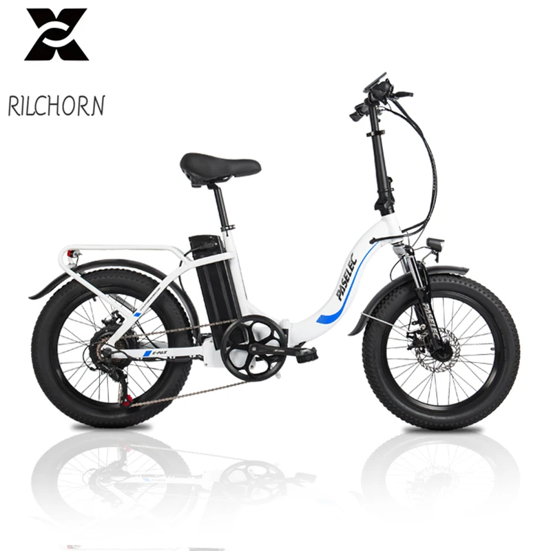 20X3.0 EBike EU Poland Warehouse Stock Free Shipping 48V 750w Electric Folding Fat Tire Bike 17AH City Electric Bicycle Cycling