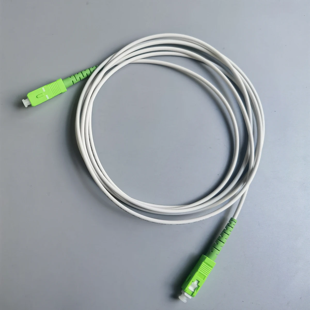 Optical Fiber Connector Armoured Patch Cord Single Mode FTTH SC/APC-SC/APC Armoured Rat-Proof Extension cable 2M Fibra Optica