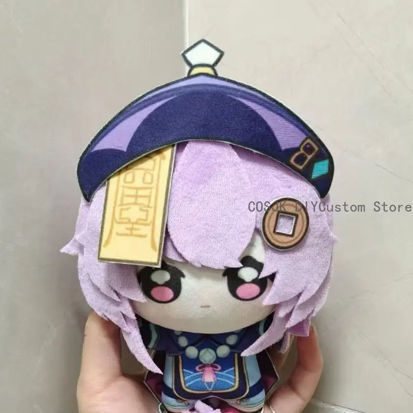 10CM Game Genshin Impact Qiqi Furina Shenhe Albedo Neuvillette Cute Body Maumet Puppet Plaything Pendant Keychain Mascot Plushie