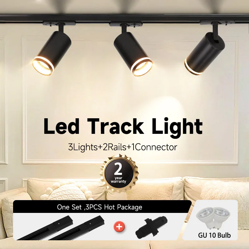 

LED Track Ceiling Light Home Decoration GU10 Store Rail Lighting Spot Lamp For Room Decor Lighting Fixture LED Spotlight Rail