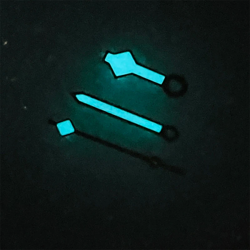 NH35 Snowflakes Watch Hands Blue Luminous pointer Fits NH36 NH35 4R35 4R36 7S Movement SKX007 SKX009 SRPD Watch Hand Kit