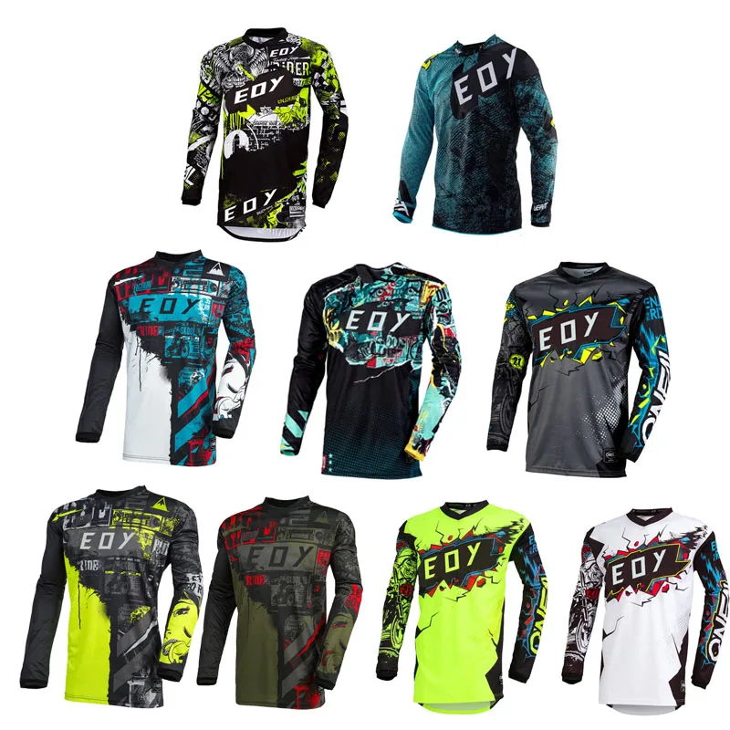 

2026 Motocross Jerseys Mtb Downhill Jeresy Cycling Mountain Bike DH Maillot Ciclismo Hombre Quick Dry Jersey Bikefox Jersey