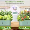 Countertop hydroponics growing Ultimate 12-Pod Aeroponic Herb Garden with LED for Kitchen Office