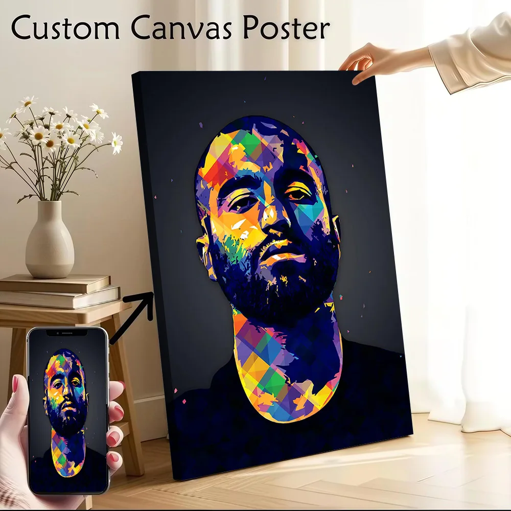 Póster impreso en lienzo de Lucas Moura 27, imágenes personalizadas, arte de pared, pintura en lienzo para decoración de pared, adornos modernos para el hogar