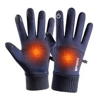 USB Heated Gloves USB Hand Warmer Gloves Touchscreen Heated Mittens Heated Winter Gloves Warmers for Outdoor Sports Cycling