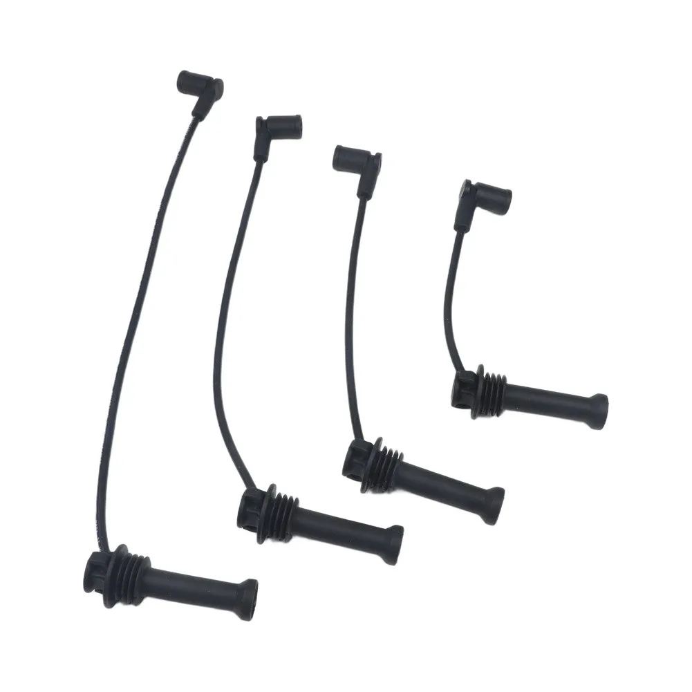 Black 4PCS Ignition Set OEM Part 1335369 OEM Part 1335377 Plastic Ignition Wires Stable Characteristics Engine Repair