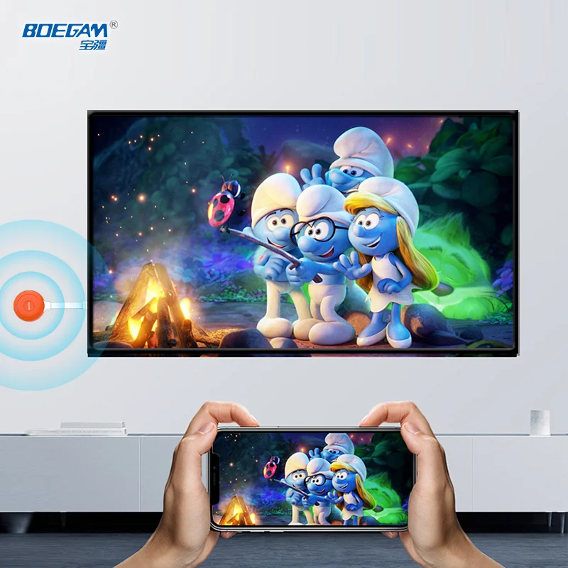 

WiFi Screen Mirroring Dongle 1080P Wireless Display Adapter for Phone and Laptop Casting