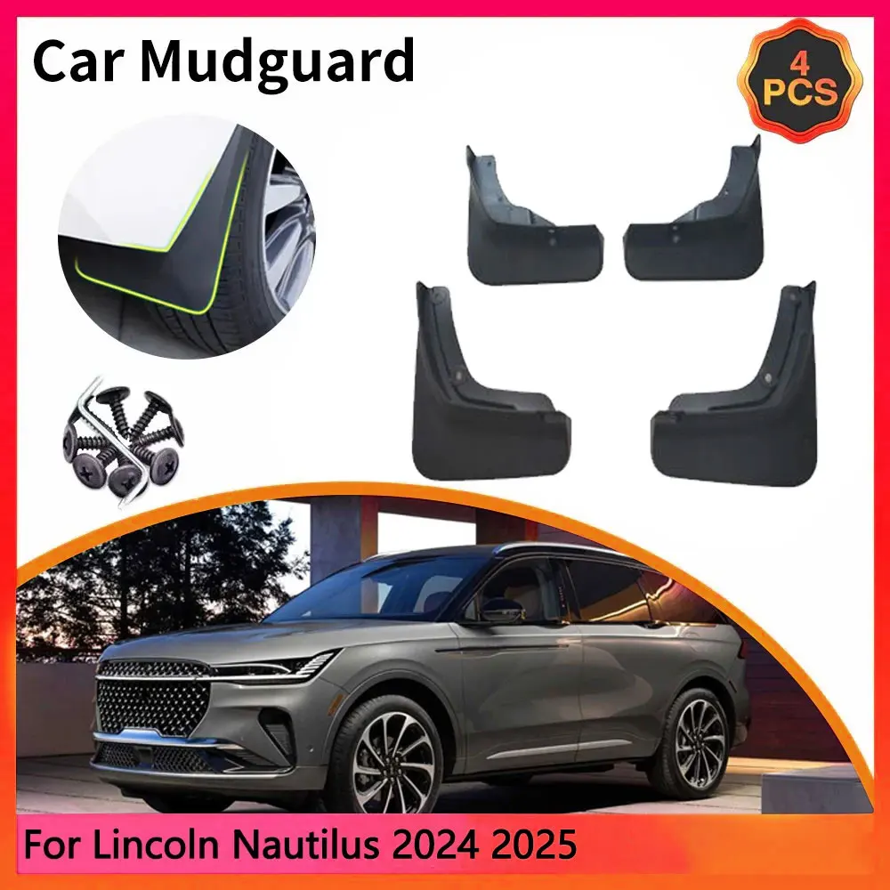 

For Lincoln Nautilus 2024 2025 2026 20247 CDX707 Car Mudguards Mudflap Mudguard Splash Guards Mud Flaps Fender Auto Parts Soil