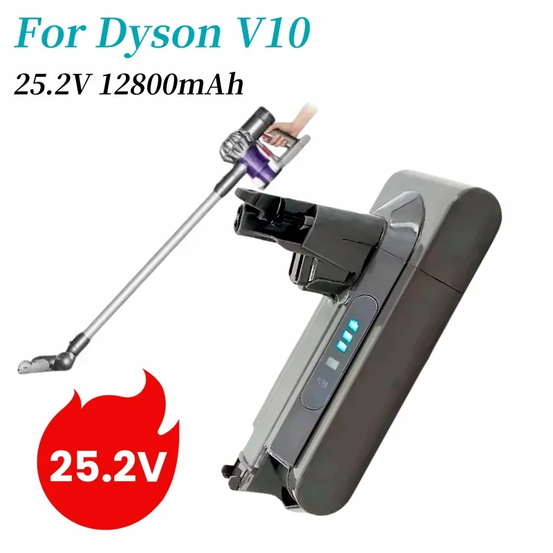 

12800 мАч 25,2 В подходит для аккумулятора серии V10 DC31A DC34B lpega SV03 DC62 SV10 SV11 SV12 SV14 SV15 аккумулятор для пылесоса