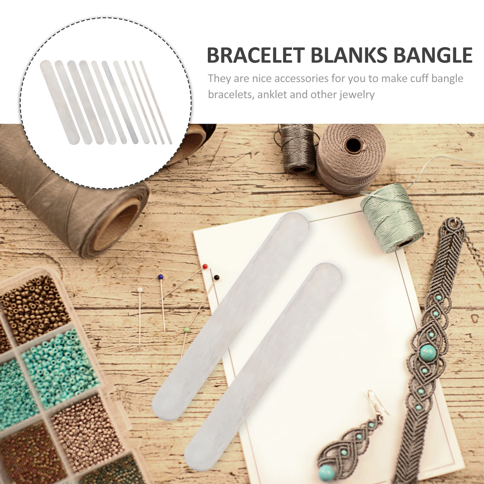 

Stainless Steel Bracelet Blanks Adjustable Cuff Bangle DIY Jewelry Making Supplies Engraving Custom durable reliable easy wear