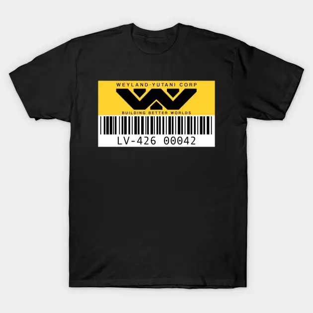 Weyland Yutani Asset tag - Alien - T-Shirt Men\'s And Women\'s Summer Short Sleeve Comfortable Street Fashion T-Shirt