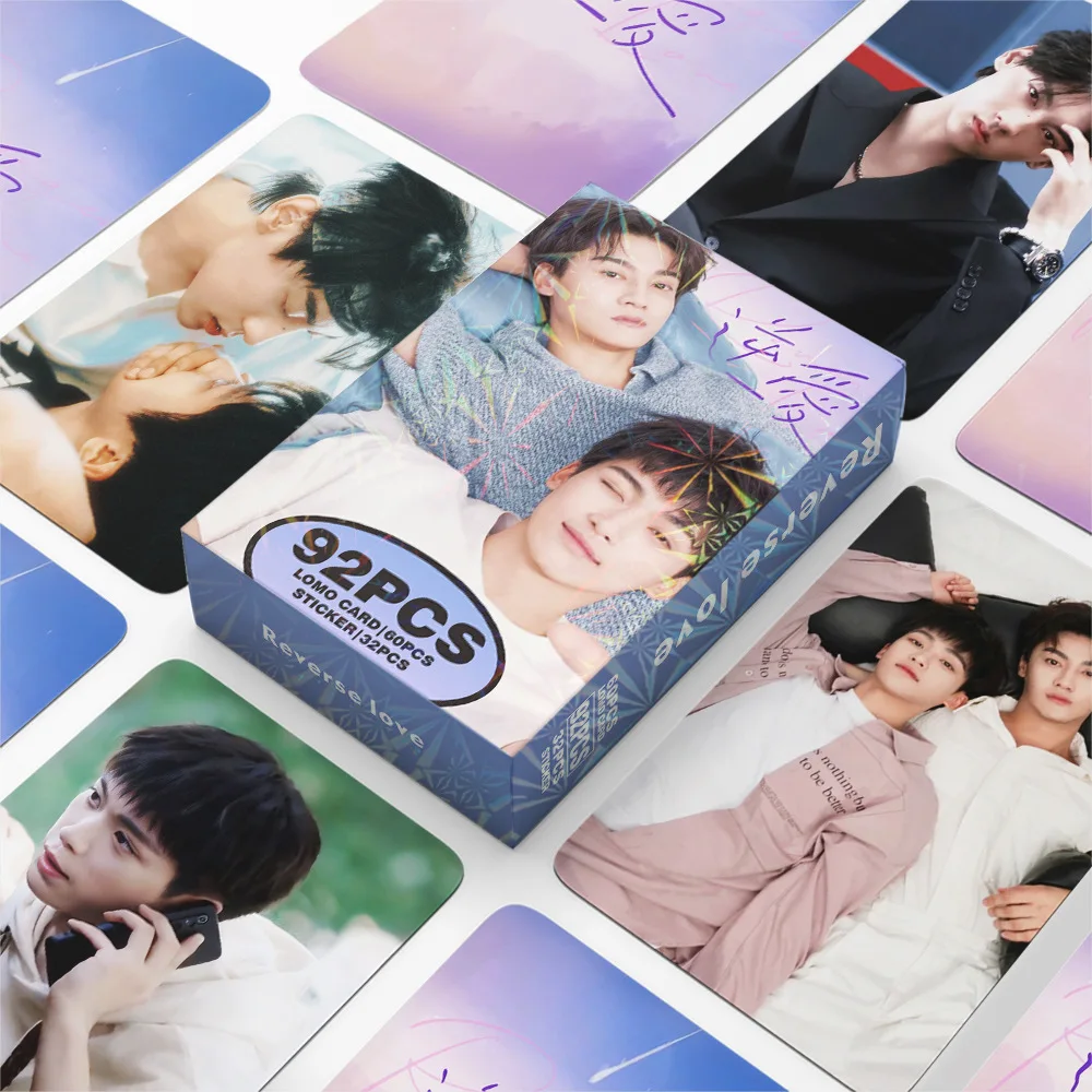 

In stock, 92pcs small cards, reverse love treasures, photo cards, celebrity peripherals, handbook stickers, LOMO cards, greeting