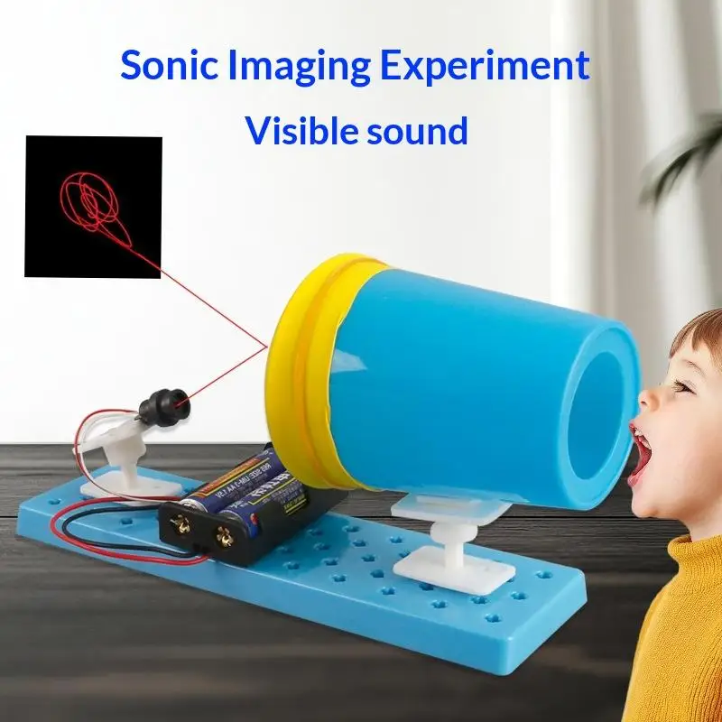 DIY Acoustic Imaging Device Fun Science Experiment Technology Small Production Hand Assembled Models Teaching Experiment Props
