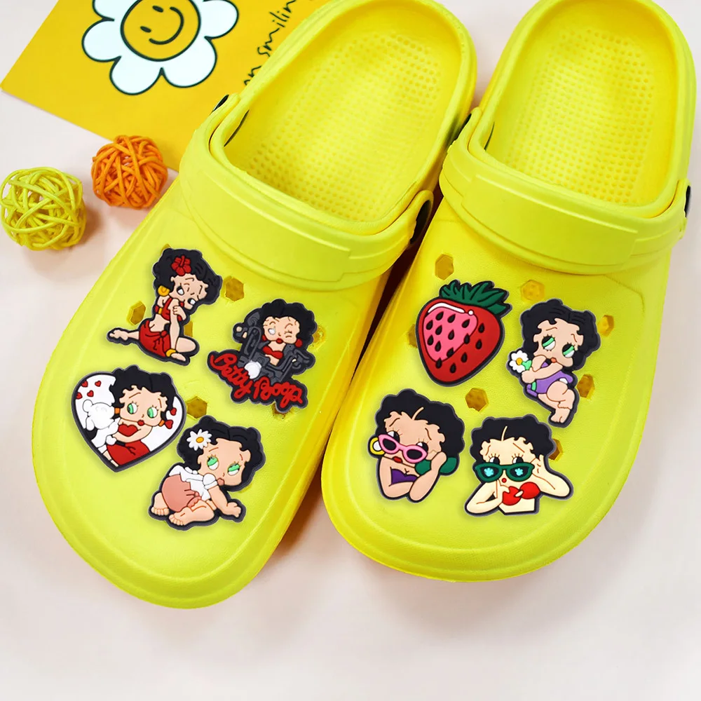 

1-13pcs Cute Cartoon Shoe Charms Accessories for Classic Clog Sandal Backapck Phone Case Shoe Decoration Buckle Christmas Gift