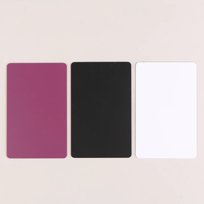 1PC Creative Blank Matte Plastic Membership NFC Card With Non-contact Induction PVC NTAG215 Chip