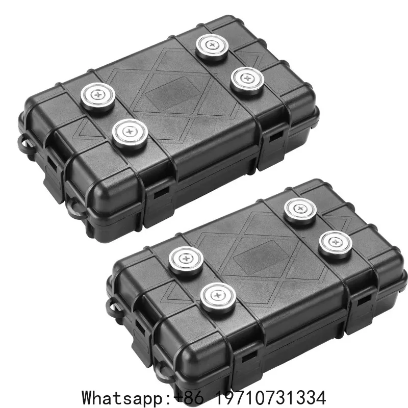 Upgraded Magnetic Key Holder Under Car Waterproof Vehicles Outdoor Hidden Box Accessories