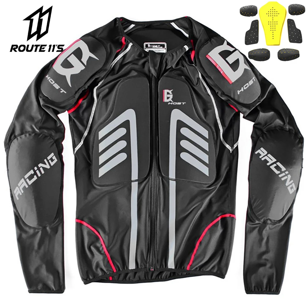 

GHOST RACING Motorcycle Soft Armor Jacket Racing Moto Protection Motorcycle Protective Gear Full Body Safety Protective Jacket