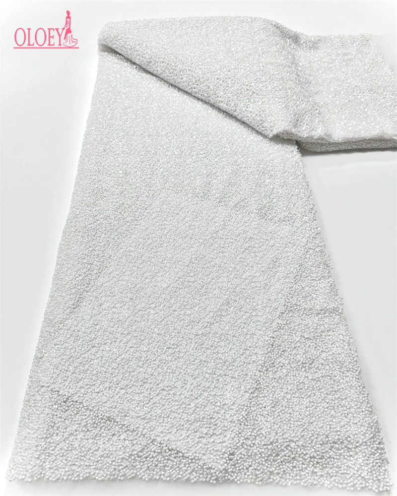 

Африканская кружевная ткань высокого качества, французская сетка с блестками, вышитый тюль, 5 ярдов для шитья в нигерийском стиле