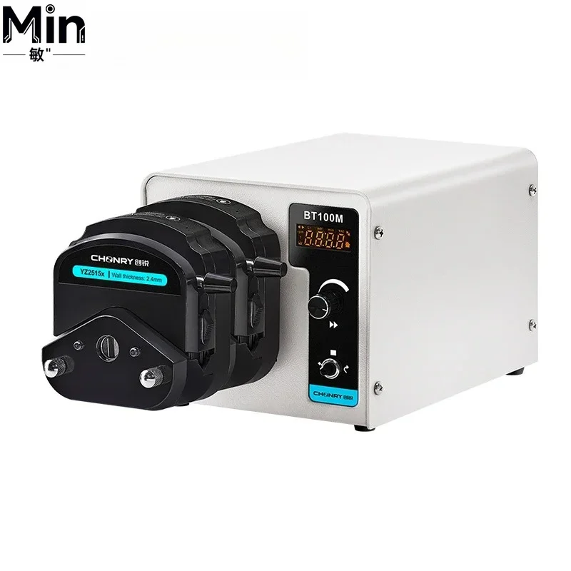 2025 New BT100M-YZ1515x AC Adjustable Speed Chemical Lab Peristaltic Pump Dosing Tool 0.0015-380mL/min Flow